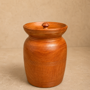 1CEE0209-29E7-4339-B990-6F126825C328 Handmade Wooden Theki (ठेकी) | Traditional Nepali Curd Pot